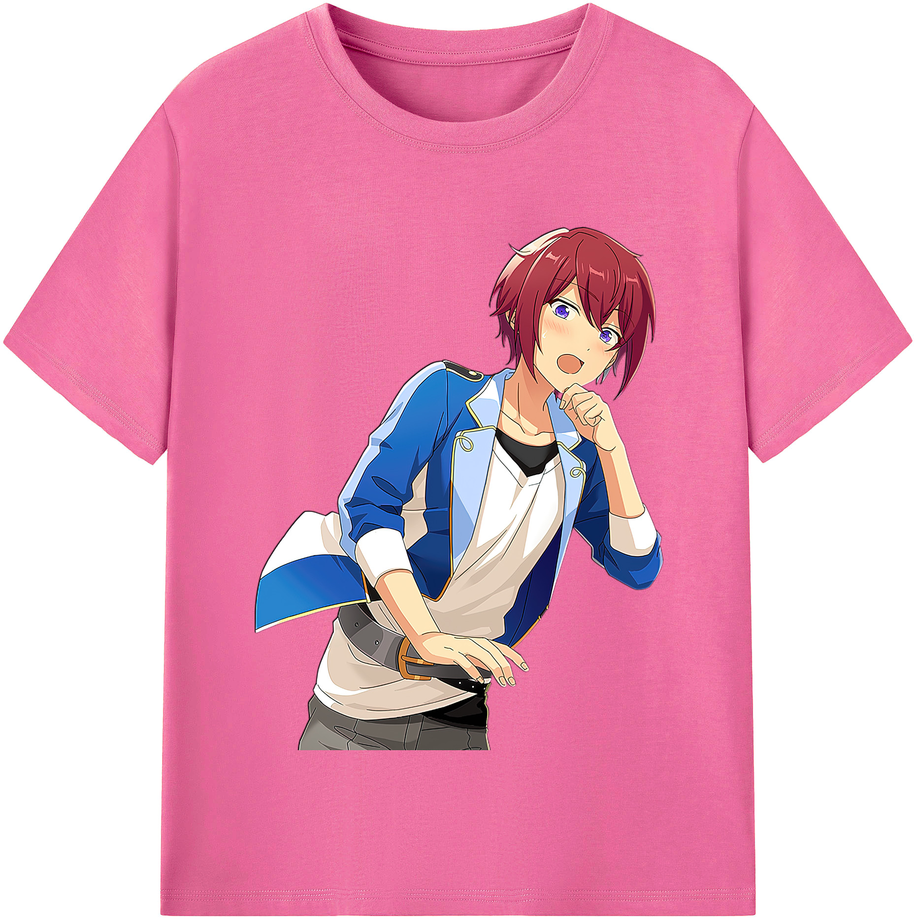 （画像用） あんさんぶるスターズ! Ensemble Stars レディースカジュアルプリントTシャツ（綿100％）
